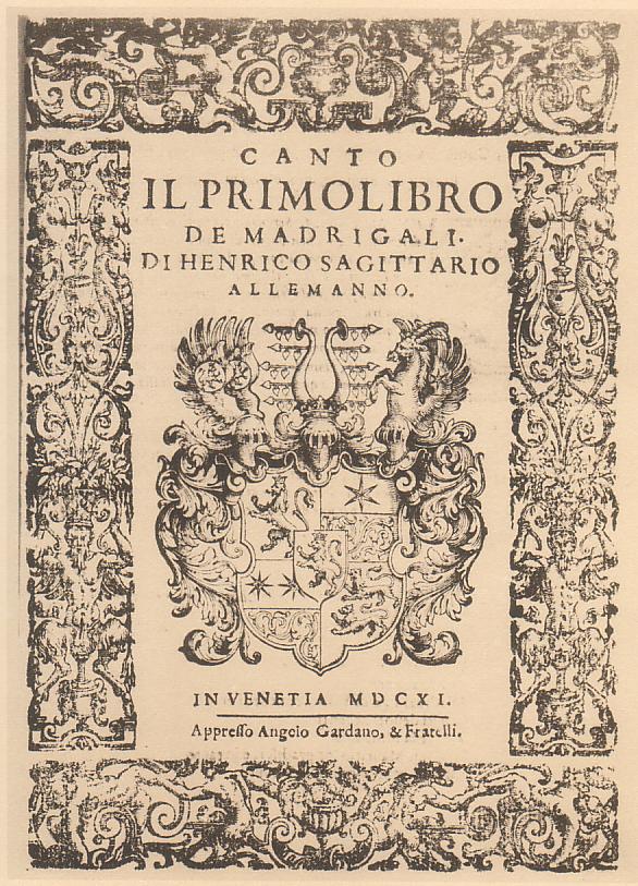 Titelblatt Italienische Madrigale